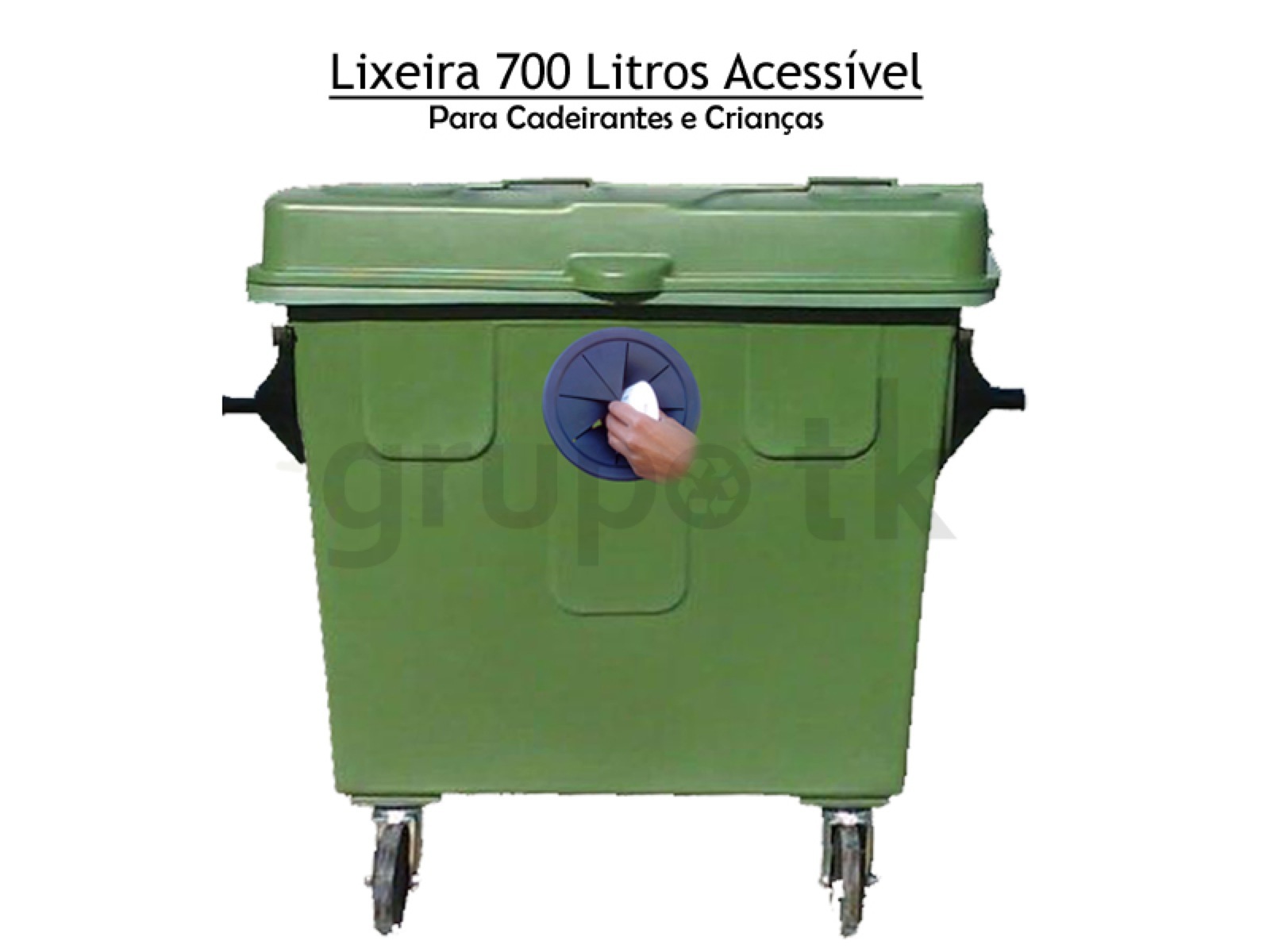 Contentor 700 Litros Acessível