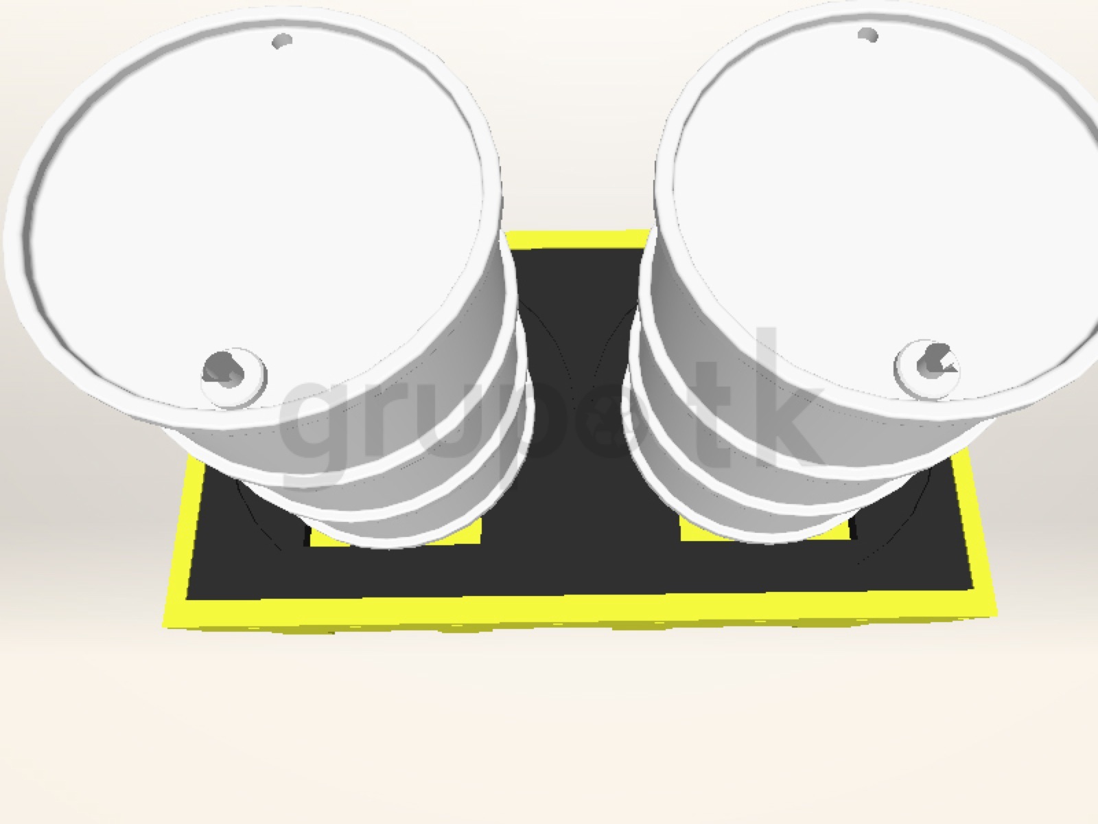 Pallet de Contenção em 3D